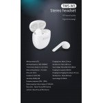 Wholesale True Wireless Stereo Headset Earbuds Airbuds TWS-W3 (White)